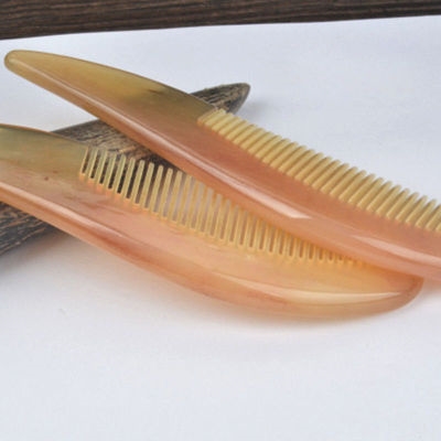 加厚黄牛角梳子纯家用按摩梳防可刻字长直发脱发好用正宗黄牛角梳子