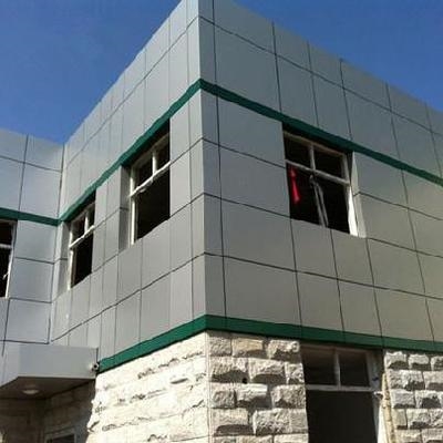 新贴纸内外墙干挂材料装饰墙面砖定做铝塑k板门头招牌装修建筑背