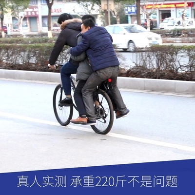 西骑者自行车后座架山地s车货架可载人行李架死飞公路单车尾架配