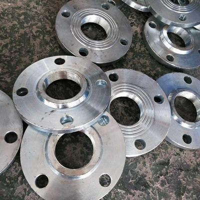 k加厚镀锌丝口法兰片dn15 s20 40 50 65 螺0 150带内8纹水管.