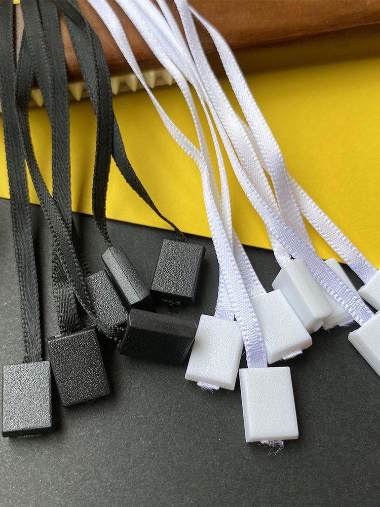 品质吊白色挂牌牌m商标吊吊绳吊绳粒绳绳衣服吊线丝带绳子黑色