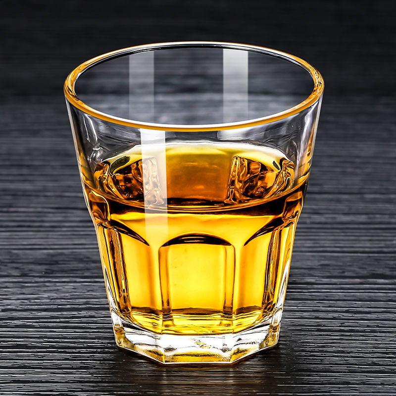 52元玻璃二两三两2口杯金箔金山烈酒杯46.