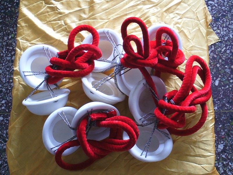 高档杂技道具z橡胶水流星奢华