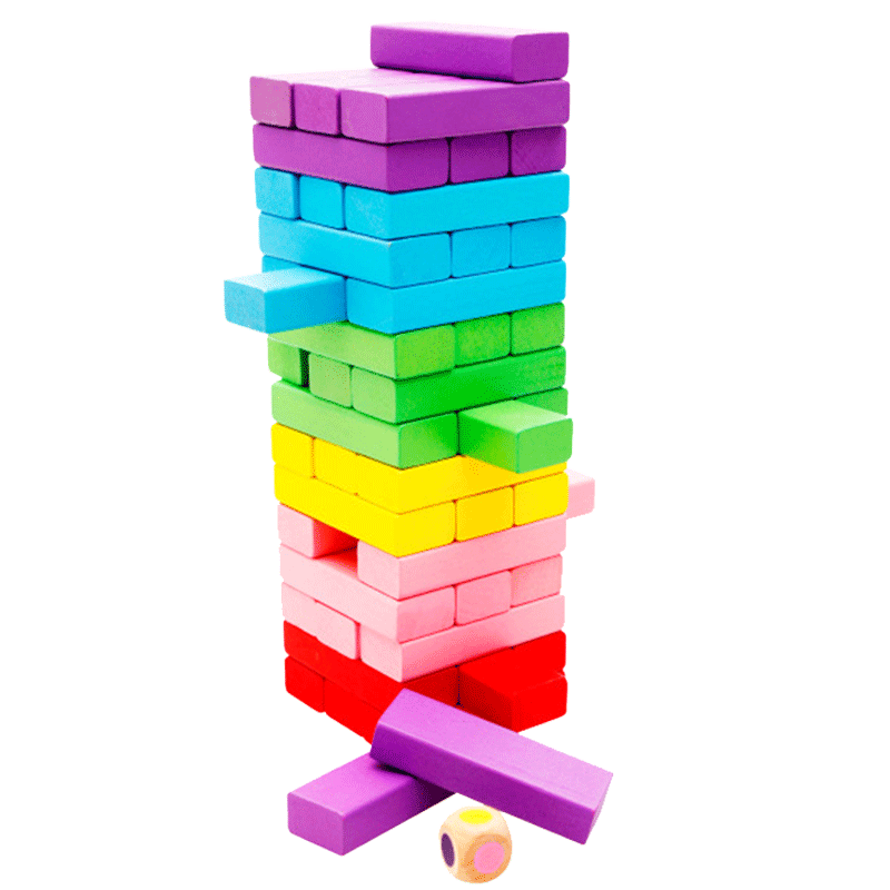 儿童层层叠叠高抽抽积木拼装玩具成人亲子游戏叠叠乐益智力动脑
