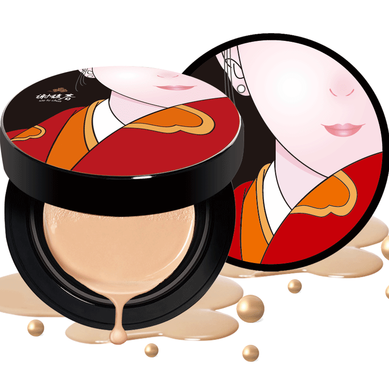谢馥春国妆气垫粉底bb霜控油遮暇气垫正品持久古风植物内含替换装