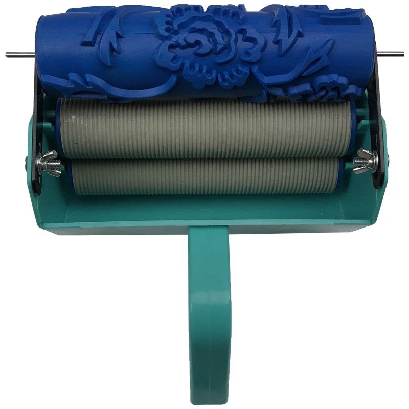 套装7寸印花滚筒刷墙工具液体壁纸漆滚花模具液体墙纸墙面印花滚