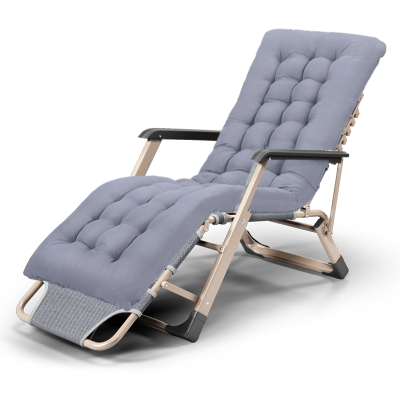 折叠躺椅午休午睡床阳台休闲沙滩靠背椅懒人沙发便携靠睡椅子家用