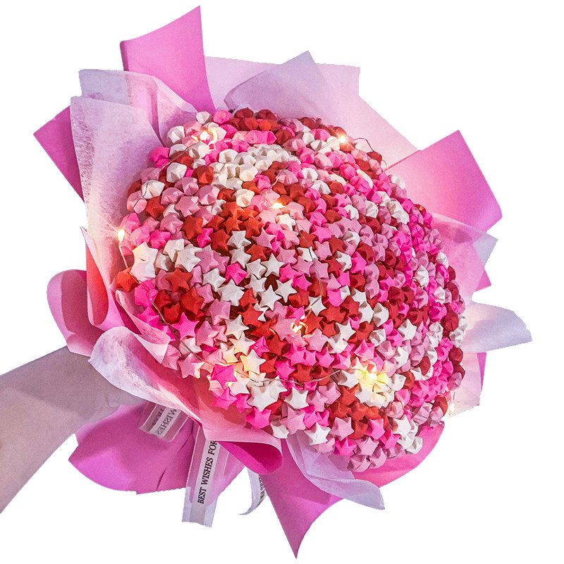 星专用纸带许愿瓶可爱彩纸星空折纸幼儿园儿童专用青春印像礼品店券1