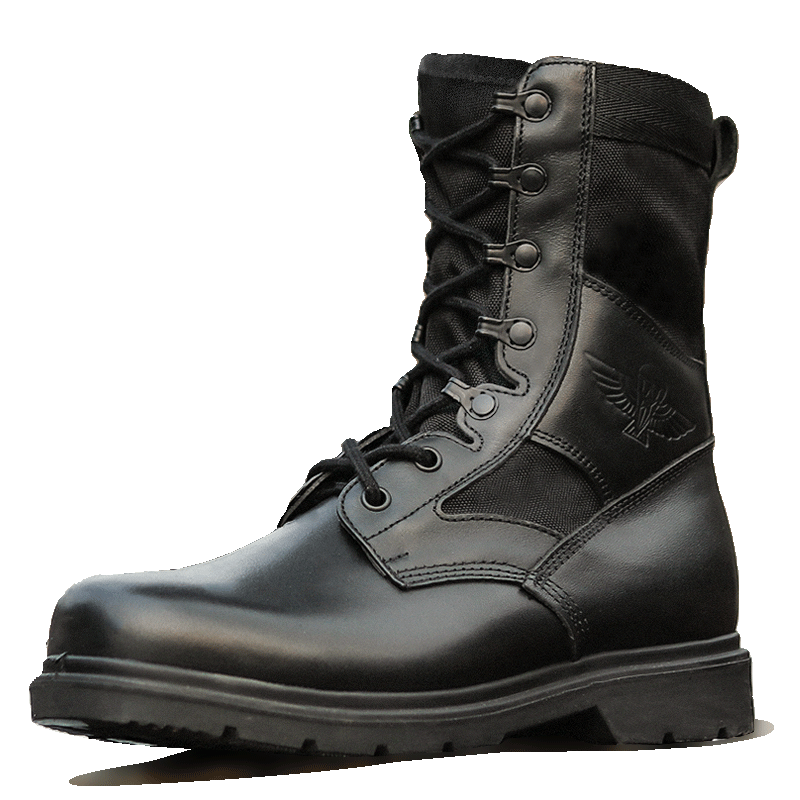 正品06伞兵靴军靴男特种兵透气07作战靴超轻减震空降兵战术野战靴
