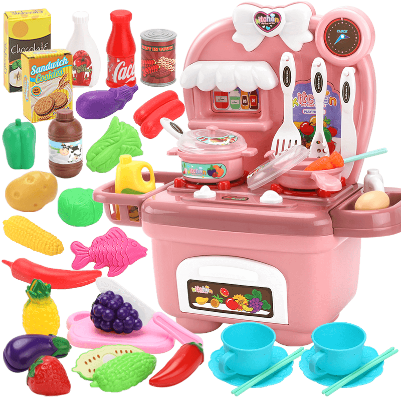 仿真厨房过家家玩具女孩宝宝做饭煮饭炒菜厨具套装六一儿童节礼物