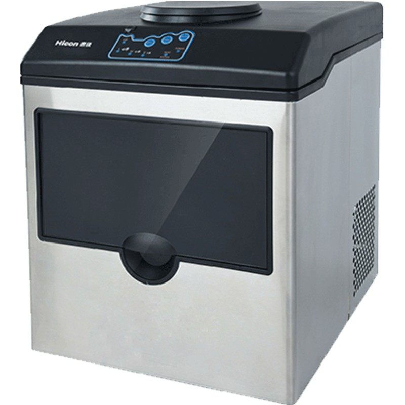 hicon惠康制冰机商用小型25kg家用多功能桶装水全自动冰块制作机