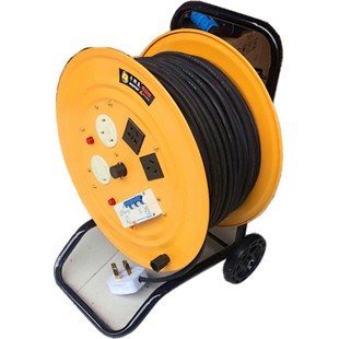 380v电缆拖线盘接线盘移动电源延长线盘绕线卷线轴20/30/50米线圈