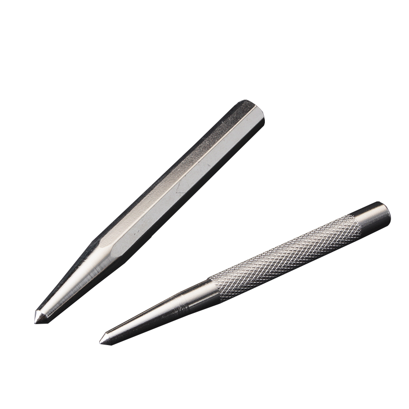 华瑞专业级中心冲圆锥样冲尖冲钳工钻孔中心定位冲子合金凿子冲头