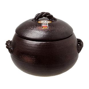 内山窑原装进口万古烧陶土锅深型煲汤炖汤锅砂锅耐高温干烧不裂