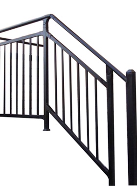 定制楼梯扶手护栏栏杆围栏镀锌钢铁艺不锈钢工程家用烤漆自建房