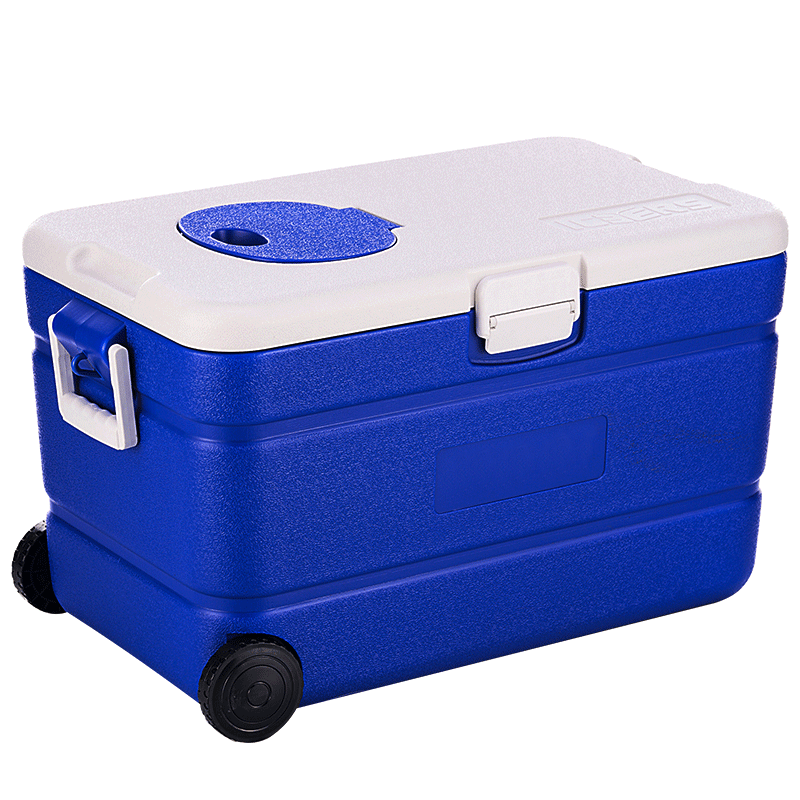 艾森斯(icers)食品保温箱45l外卖pu保鲜箱带拉杆医用药品冷藏箱