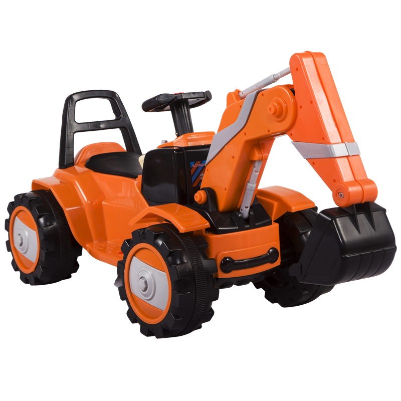 儿童电动挖掘机玩具车可坐可骑宝宝超大号男孩挖土机可遥控工程车
