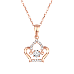 crd/克徕帝crd克徕帝18k金项链皇冠吊坠女款长链