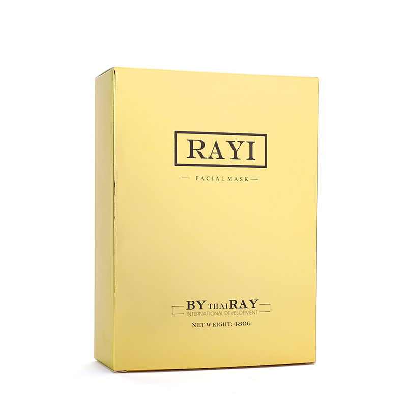 芮一rayi蚕丝面膜金色泰国保湿提亮肤色官方正品10片装 42g/片