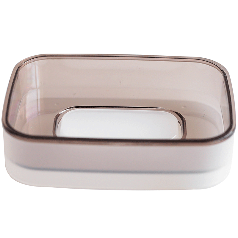 双层肥皂盒新款 双格沥水简约香皂盒 家用卫生间大号放肥皂的盒子_7折