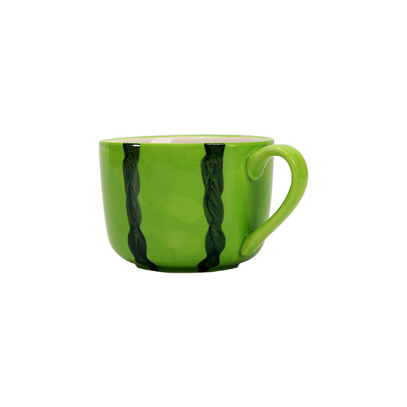 thegreenparty创意陶瓷西瓜马克杯20元左右送闺蜜孩子礼物