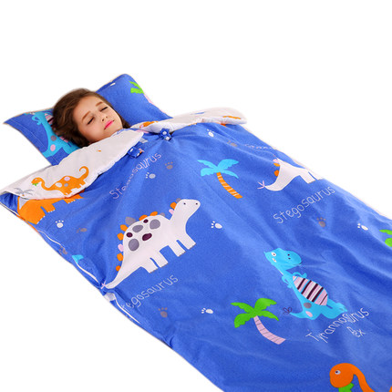 加厚儿童睡袋防踢被秋冬中大童大人纯棉宝宝保暖四季通用款冬季
