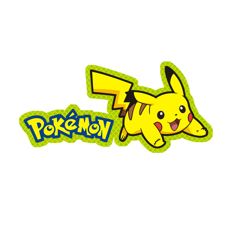 皮卡丘车贴 汽车可爱卡通装饰反光贴纸电动摩托车个性划痕遮挡贴