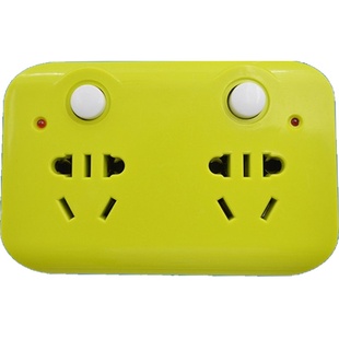 二眼两项两头两孔两项位两脚片转换器插头插座一转多三位孔转接头