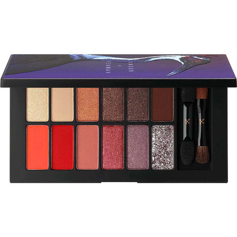 兰瑟十二色眼影盘腮红高光一体闪粉珠光防水哑光亮片大理石大地色