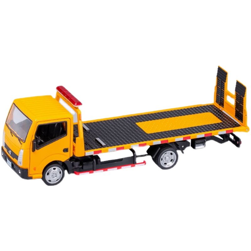 1/32日产拖车汽车模型仿真合金道路救援清障车声光回力男孩玩具车