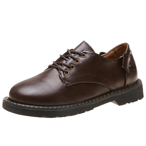 英伦风ins小皮鞋女学生韩版百搭可爱软妹日系2019新款秋季平底潮