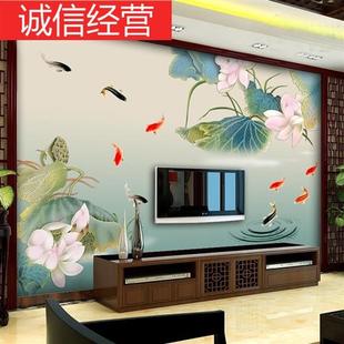 促竹木纤维板电视背景墙集成墙板8d荷花现代简约P客厅快装卧室品