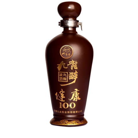九龙醉白酒健康100固态发酵36度纯粮食酒白酒礼盒装500ml*2浓香型