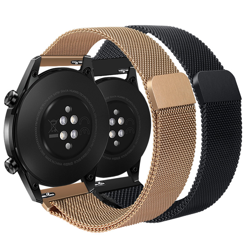 gt2表带watch智能pro手表带米兰钢带适用于荣耀金属表链替换男女