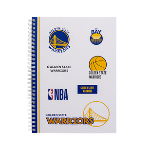 得力勇士nba联名笔记本本子日记本记事本手账本错题本螺旋本作业登记本摘抄本学生学习计划本纠错本练习本