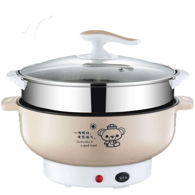 不粘锅电炒锅电热锅迷你电煮锅多功能小电锅家用电饭锅小火锅锅具