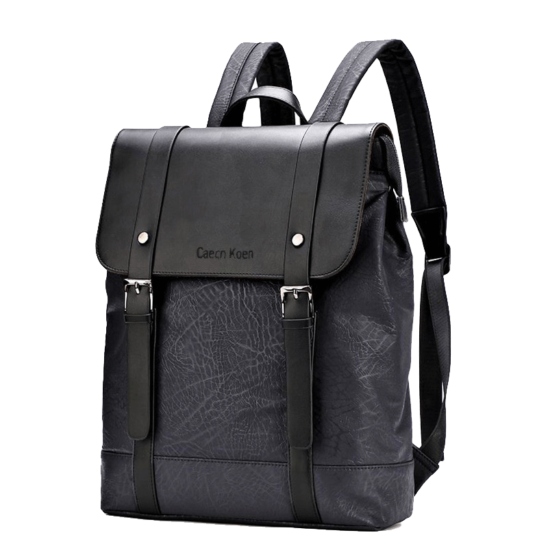 ck男士双肩包大容量商务休闲电脑背包男旅行简约学生时尚潮流书包