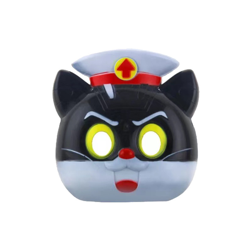 黑猫警长表演头饰纸面具奥特曼葫芦娃汪汪队光头强喜洋洋卡通儿童