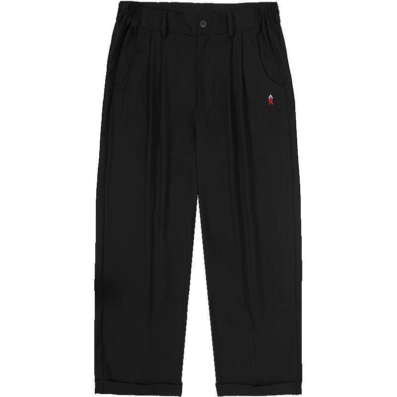 fearom深海遗迹轻薄垂感百搭宽松双褶直筒西裤