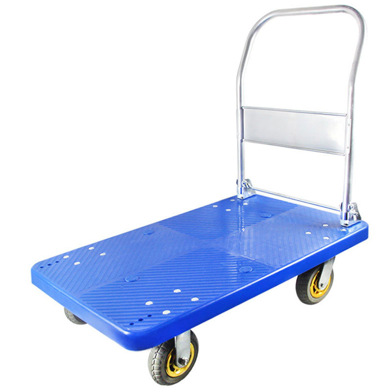 加厚平板车拖车折叠手推车拉货车搬运车推货车小推车小拉车