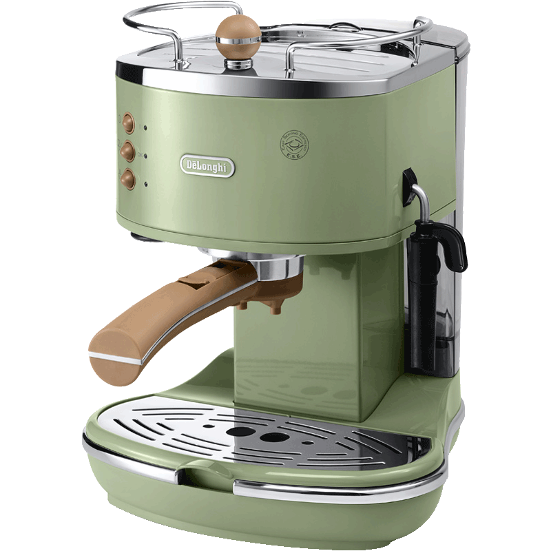 delonghi/德龙 eco310半自动咖啡机复古意式泵压小型胶囊机家用