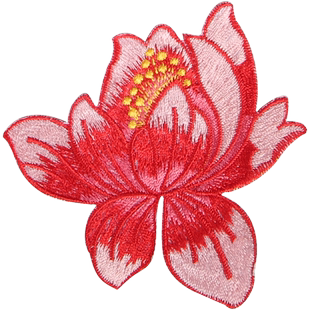 时尚大号刺绣花朵布贴装饰图案贴布