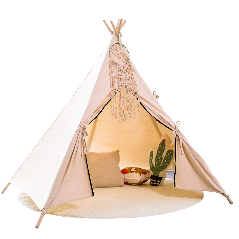 ins风印第安宝宝家用游戏儿童帐篷室内公主女孩男孩玩具屋小房子