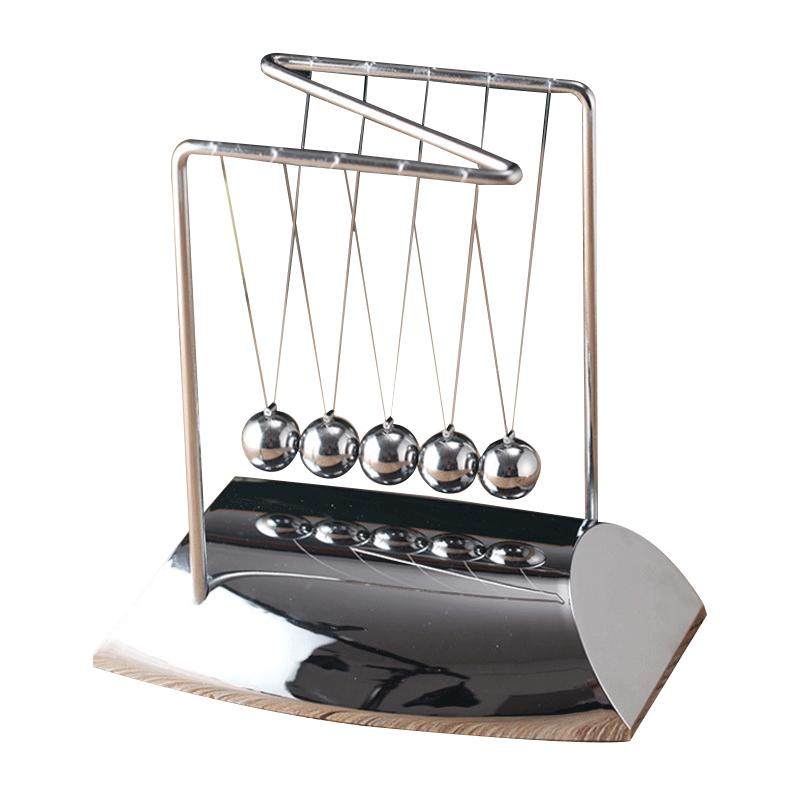 z字形状电镀牛顿摆球金属撞撞球碰珠物理能量守恒科教永动机摆件