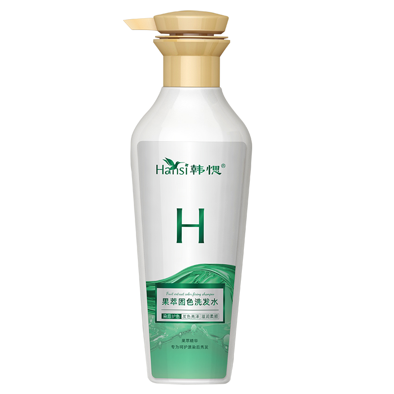 韩愢泛醇固色洗发水弱酸染后锁色护色蓬松丰盈大容量洗发膏350ml