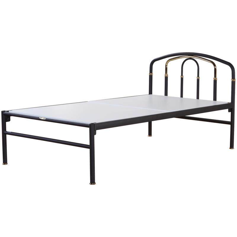 天坛家具铁艺床单人床现代简约1.0m1.2米高低架子环保钢管铁床