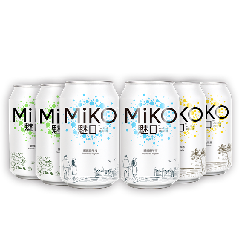 魅口鸡尾酒miko女士预调用饮料网红小酒水果整箱批发3.8低度微醺