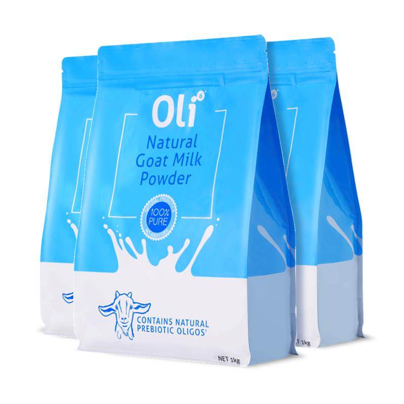 澳洲进口 oli6/颖睿山羊奶粉青少年成人老人高钙全脂羊奶粉3袋