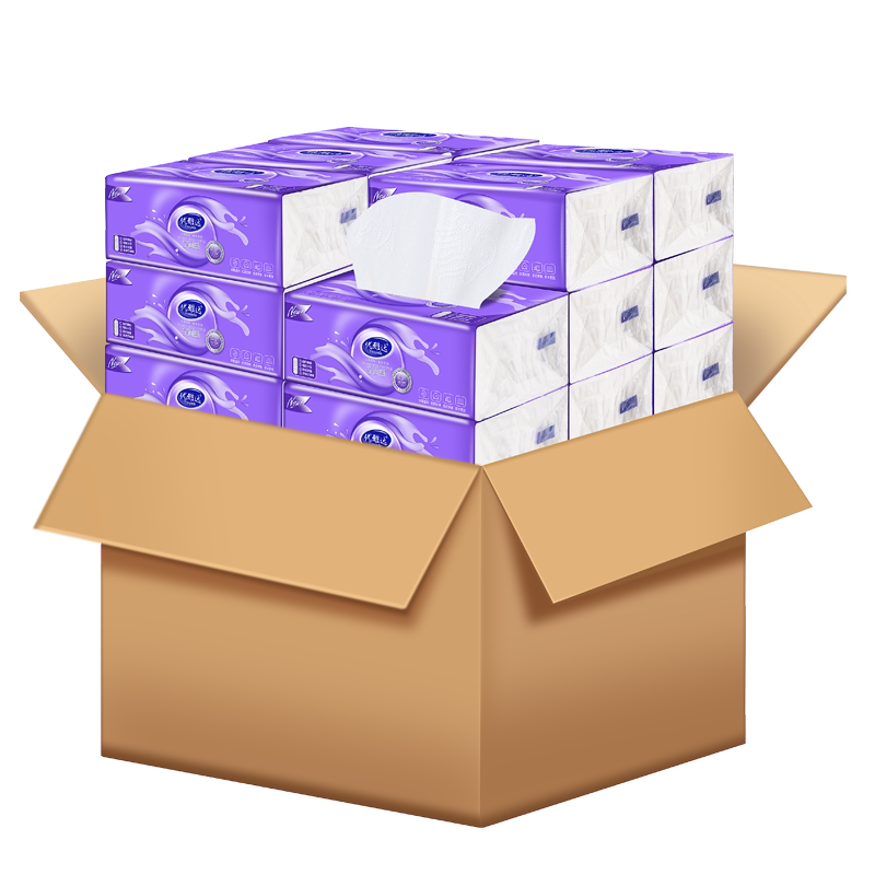 优雅达抽纸纸巾家用实惠装餐巾纸面巾纸婴儿纸擦手纸10包