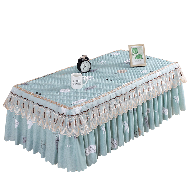 茶几桌布套罩全包桌布电视柜罩长方形客厅家用网红防滑茶机布垫罩